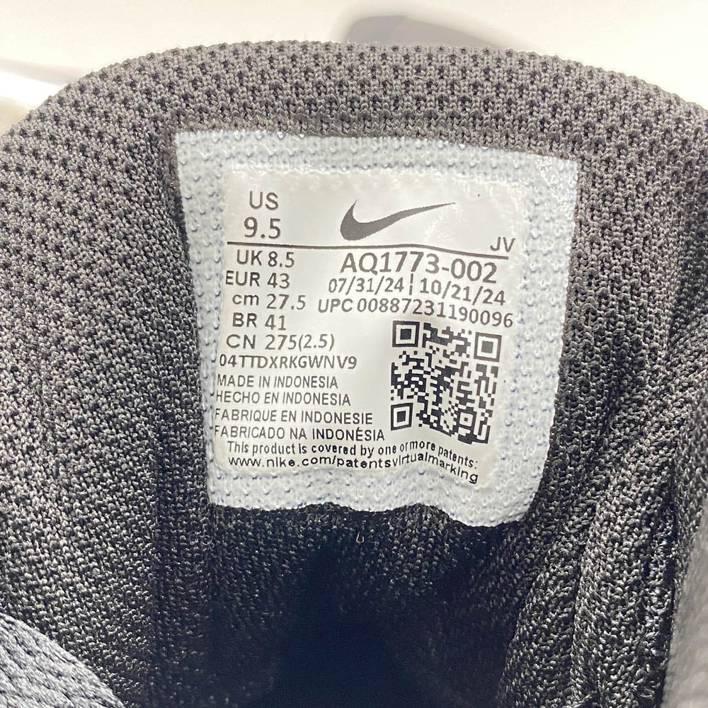 NIKE ナイキ AQ1773-002 Ebernon Mid Black White エバノン ミッド ブラック ホワイト ハイカット スニーカー ブラック系 9.5【中古】 - Image 7