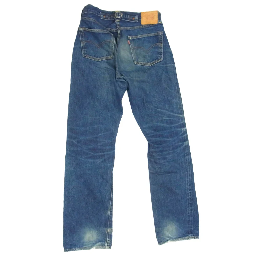 Levi's リーバイス 201-0003 USA製 201XX ビッグE バレンシア工場製 ボタン裏555刻印 シンチバック デニム ジーンズ パンツ W33 L36 インディゴブルー系 33【中古】 - Image 2