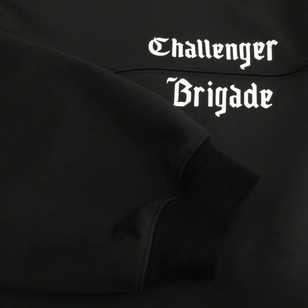CHALLENGER チャレンジャー 25AW CLG-SW 025-009 C/N WARM CORE ポリエステル クルーネック フットボール シャツ スウェット ブラック系 M【極上美品】【中古】 - Image 4
