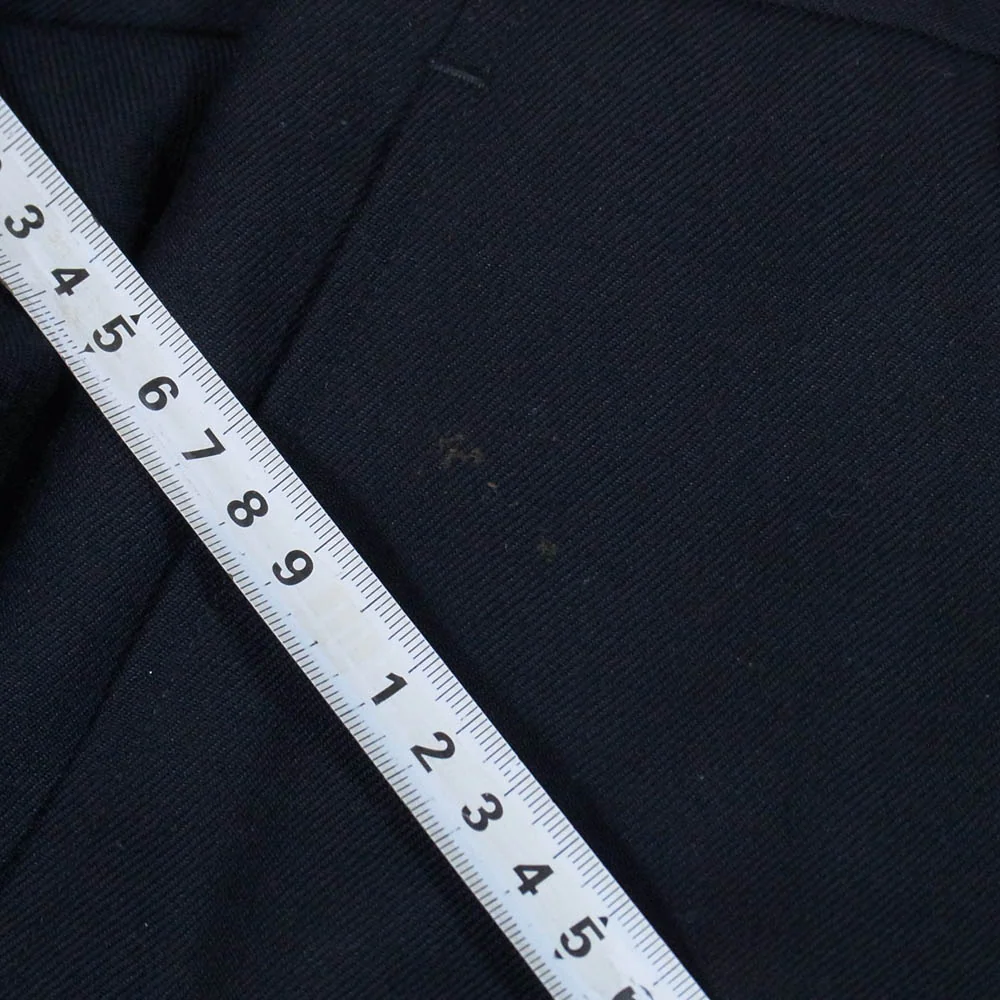 JUNYA WATANABE COMME des GARCONS ジュンヤワタナベコムデギャルソン 19AW JD-P021 AD2019 ウール ワイド スラックス パンツ ネイビー系 S【中古】 - Image 6