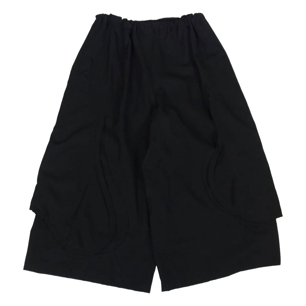 COMME des GARCONS コムデギャルソン 24SS GM-P009 本ライン AD2023 ウールギャバジン ワイド パンツ S【中古】