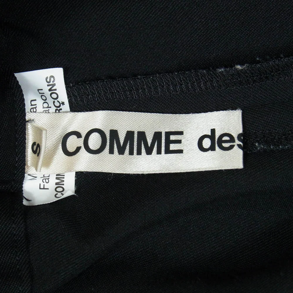COMME des GARCONS コムデギャルソン 24SS GM-P009 本ライン AD2023 ウールギャバジン ワイド パンツ S【中古】 - Image 3