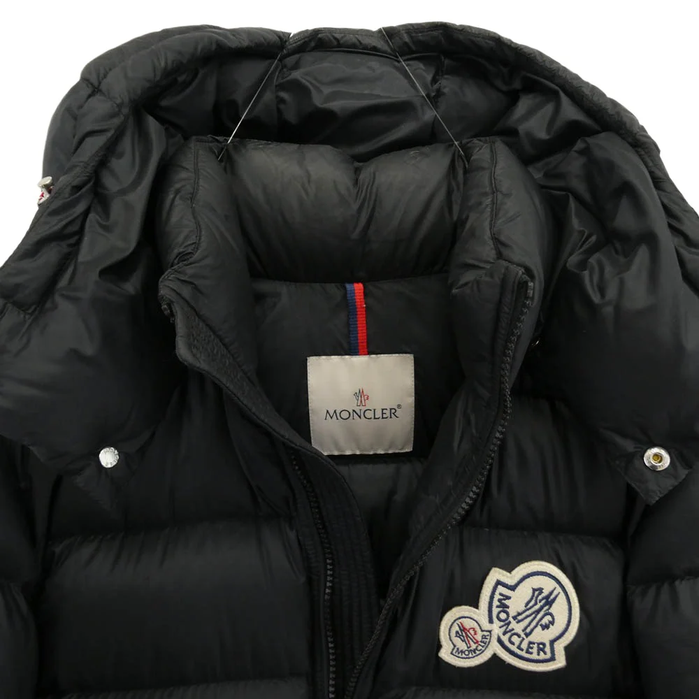 MONCLER モンクレール 19AW E20914181149 53334 BRAMANT ラマント ナイロン ジップアップ ダウンジャケット ブラック系 2【中古】 - Image 3