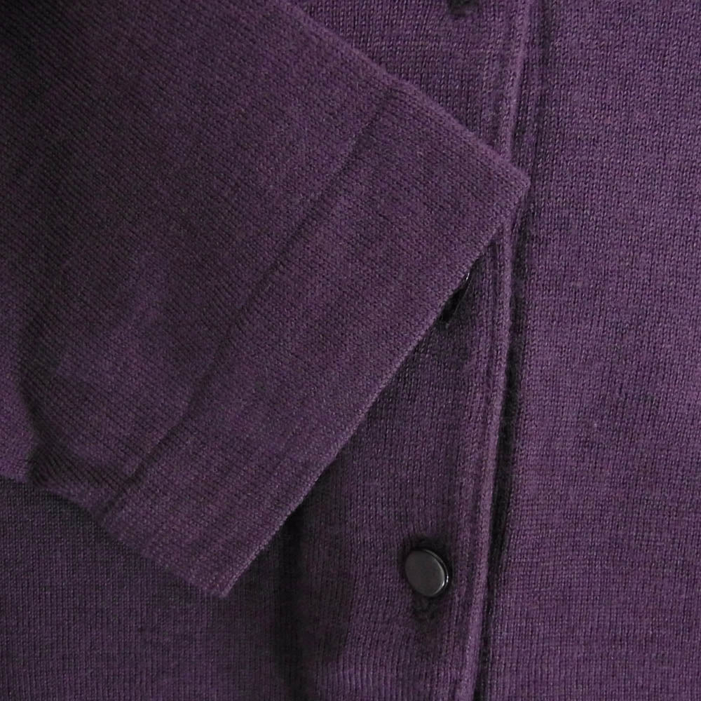 JOHN SMEDLEY ジョンスメドレー 長袖 ニット ポロシャツ パープル系 S【中古】 - Image 4