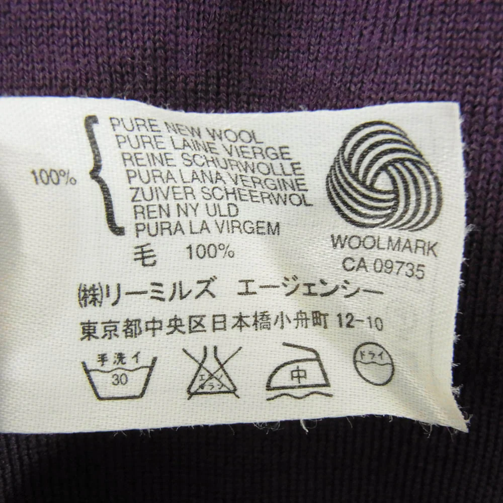 JOHN SMEDLEY ジョンスメドレー 長袖 ニット ポロシャツ パープル系 S【中古】 - Image 6