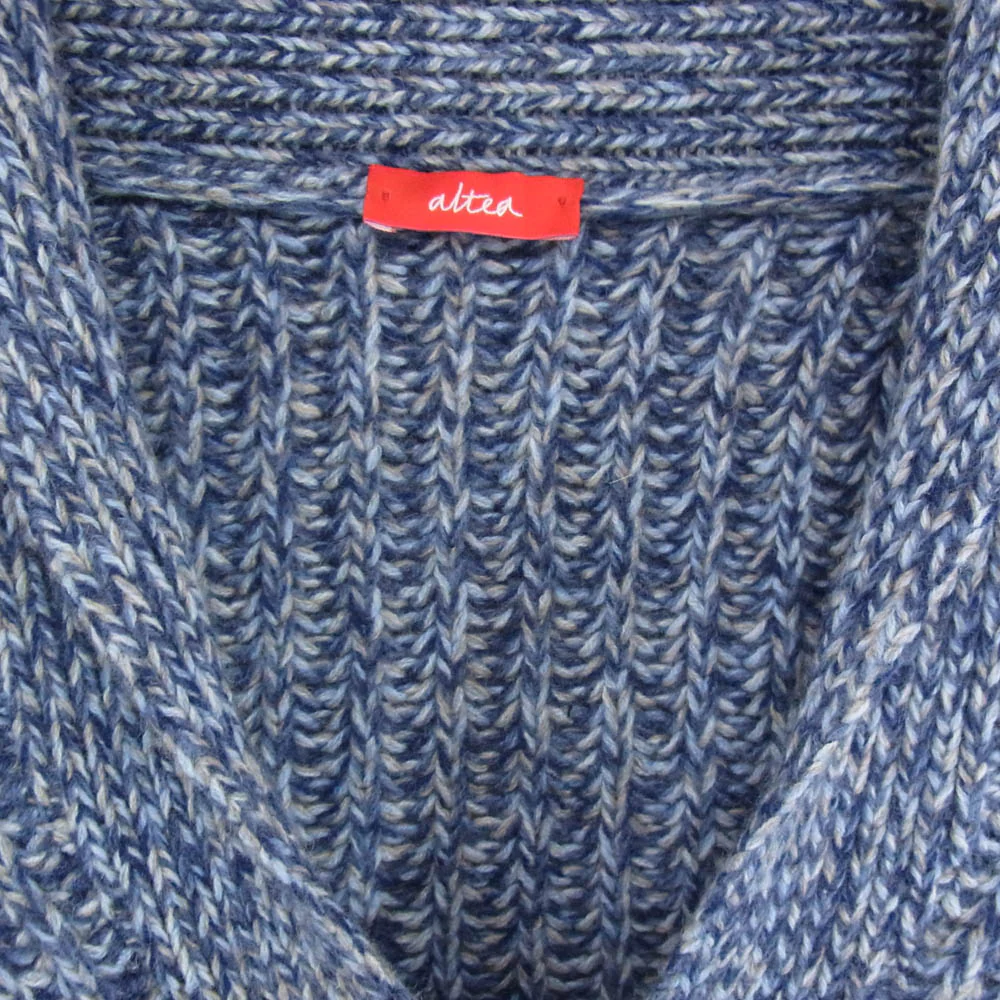 アルテア カシミヤ ニット カーディガン ブルー系 XS【中古】 - Image 3