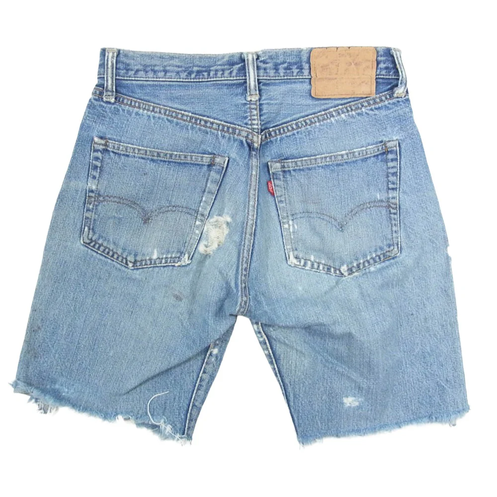Levi's リーバイス ヴィンテージ 501 66前期 BIGE ボタン裏6刻印 カットオフ デニム ショーツ ショートパンツ インディゴブルー系 サイズ表記無【中古】 - Image 2