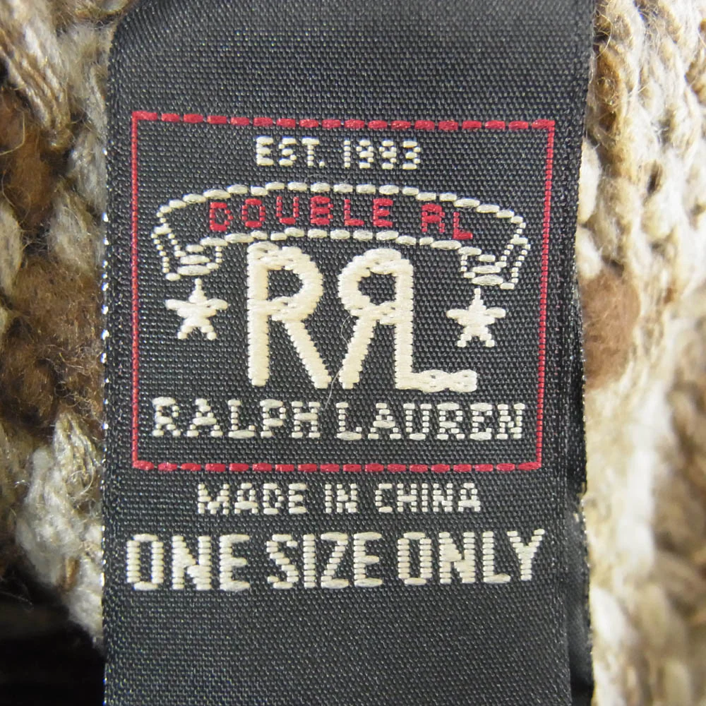 RRL ダブルアールエル Native Knit Cap ネイティブ ニット キャップ ブラウン系【中古】 - Image 3