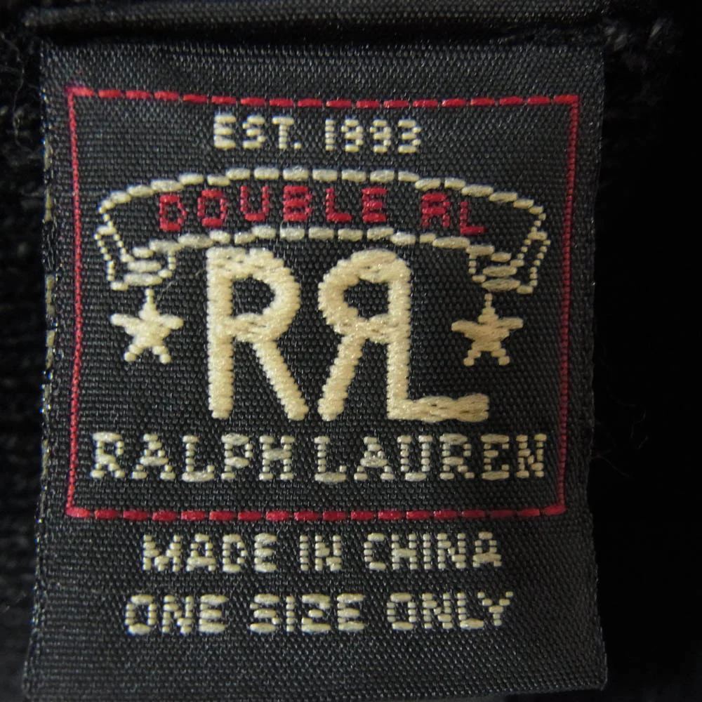 RRL ダブルアールエル WATCH CAP コットン ワッチキャップ ニットキャップ ビーニー ブラック系【中古】 - Image 3