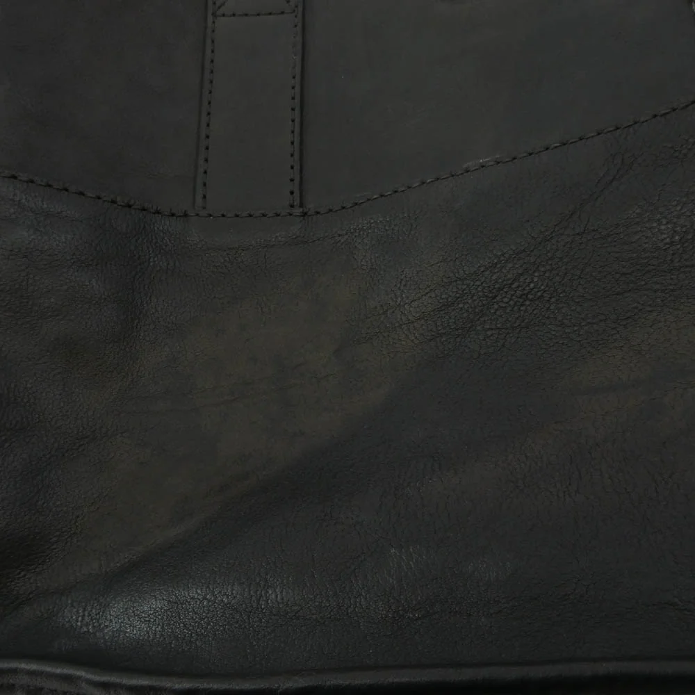 RRL ダブルアールエル イタリア製 ヴィンテージ加工 オールレザー トート バッグ ダークブラウン系【中古】 - Image 8