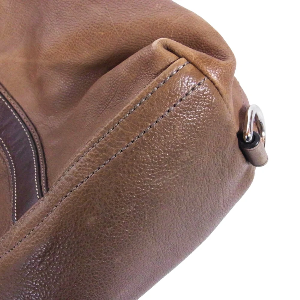 COACH コーチ 70388 Harrison Large Ziptop Satchel ハリソン ラージ ジップトップ サッチェル レザー ボストン バッグ ブラウン系【中古】 - Image 7