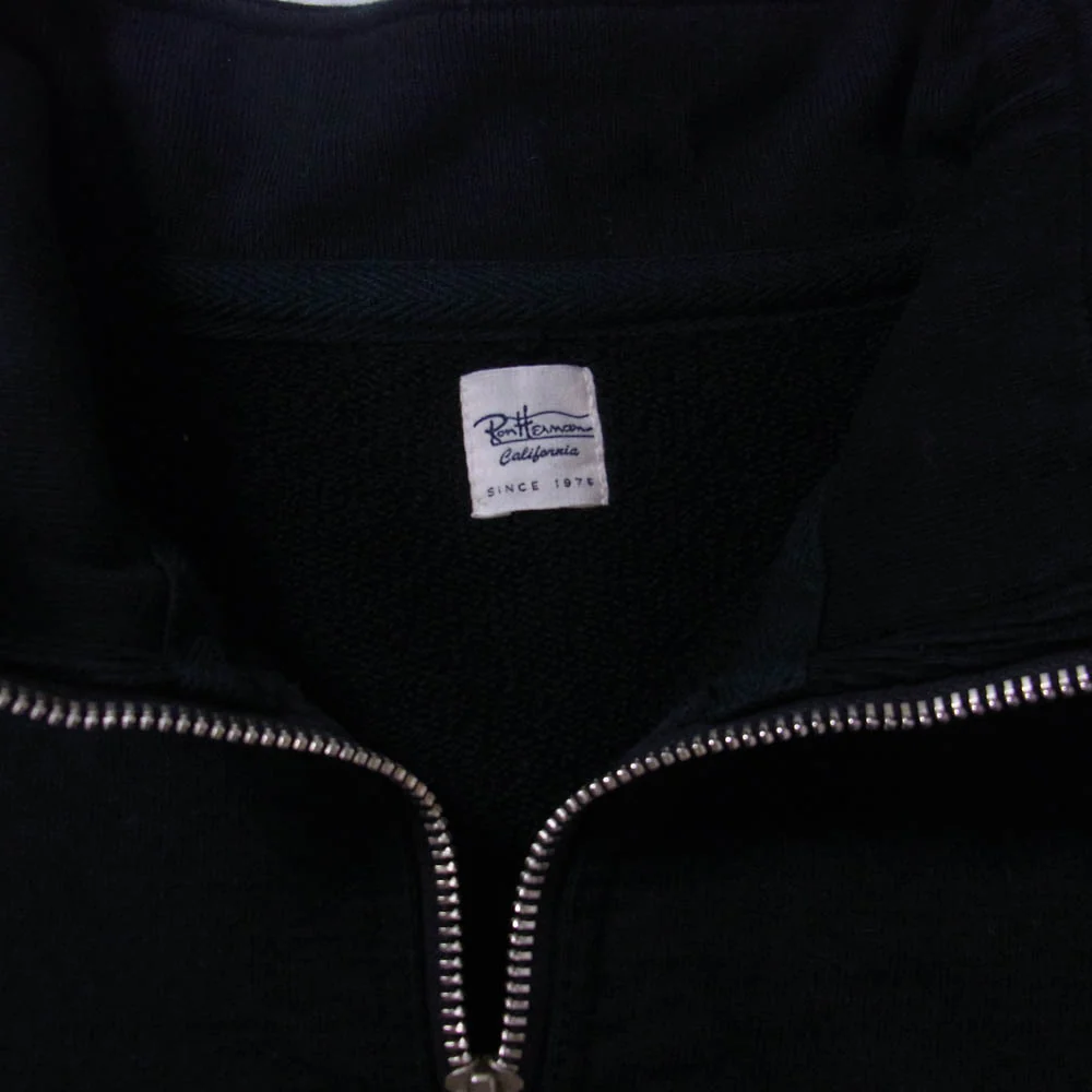 Ron Herman ロンハーマン 24AW 4020900032 ハーフジップ スウェット トレーナー ブラック系 S【中古】 - Image 3