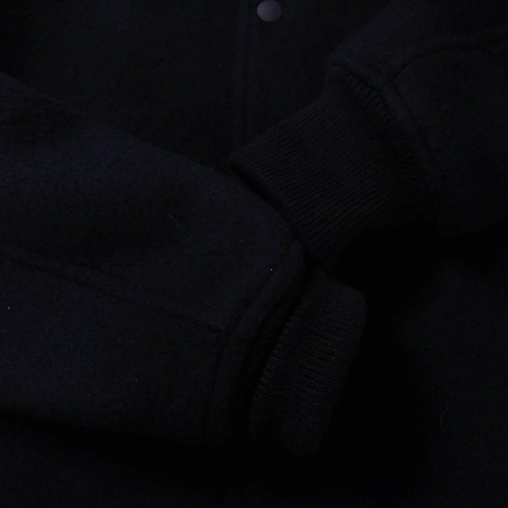 Ron Herman ロンハーマン 3420400113 Varsity Jacket バーシティ ジャケット ウール スタジャン ブラック系 S【中古】 - Image 4