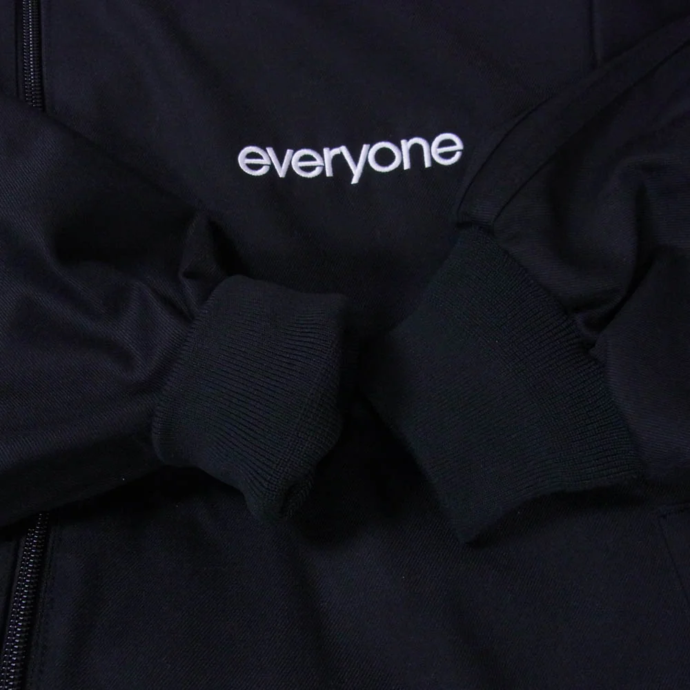adidas アディダス KC7811 × everyone エブリワン Track Top ロゴ刺繍 トラックトップ ジップアップ ジャケット ブラック系 M【中古】 - Image 4