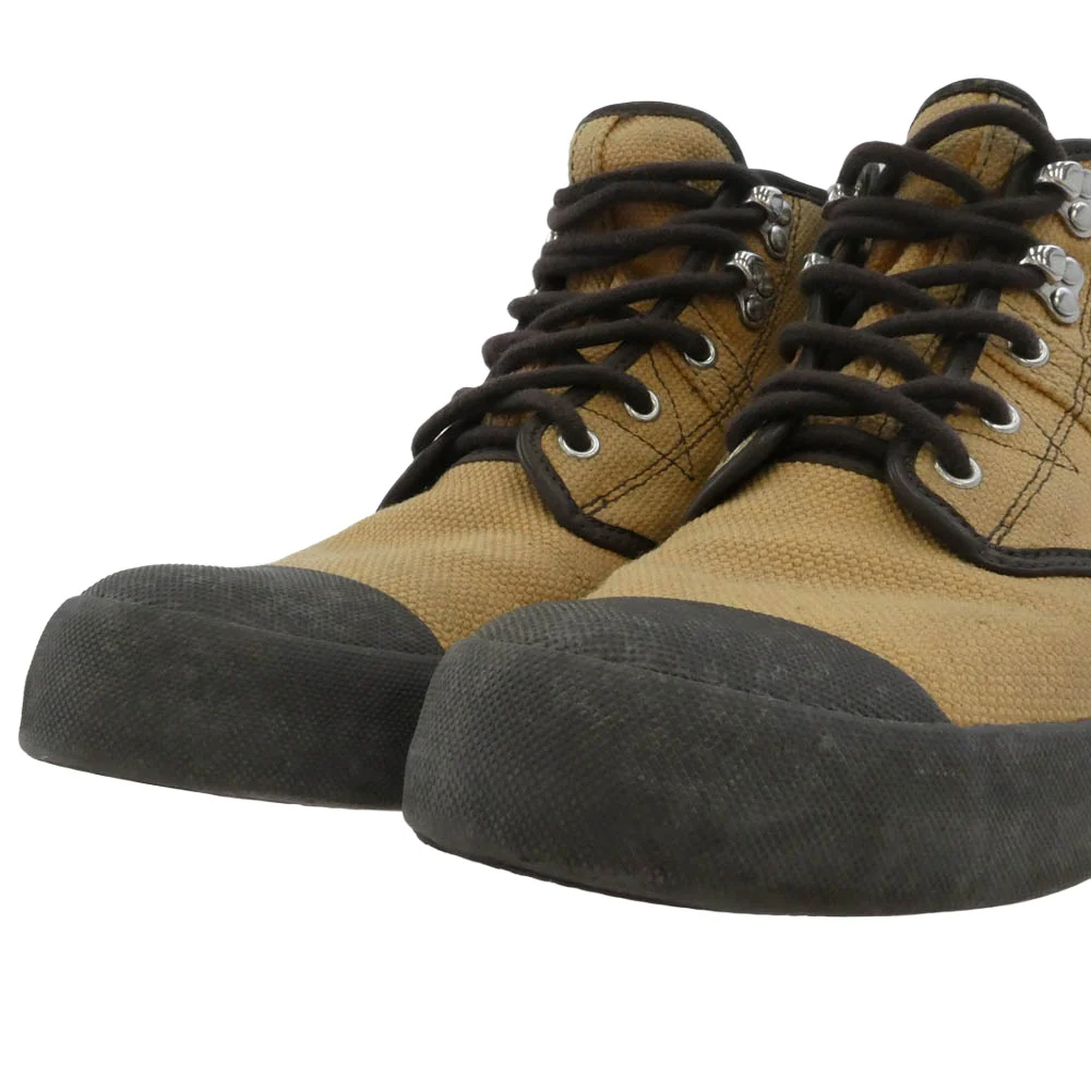 VISVIM ビズビム ハイカット キャンバス スニーカー ベージュ系 US10【中古】 - Image 4