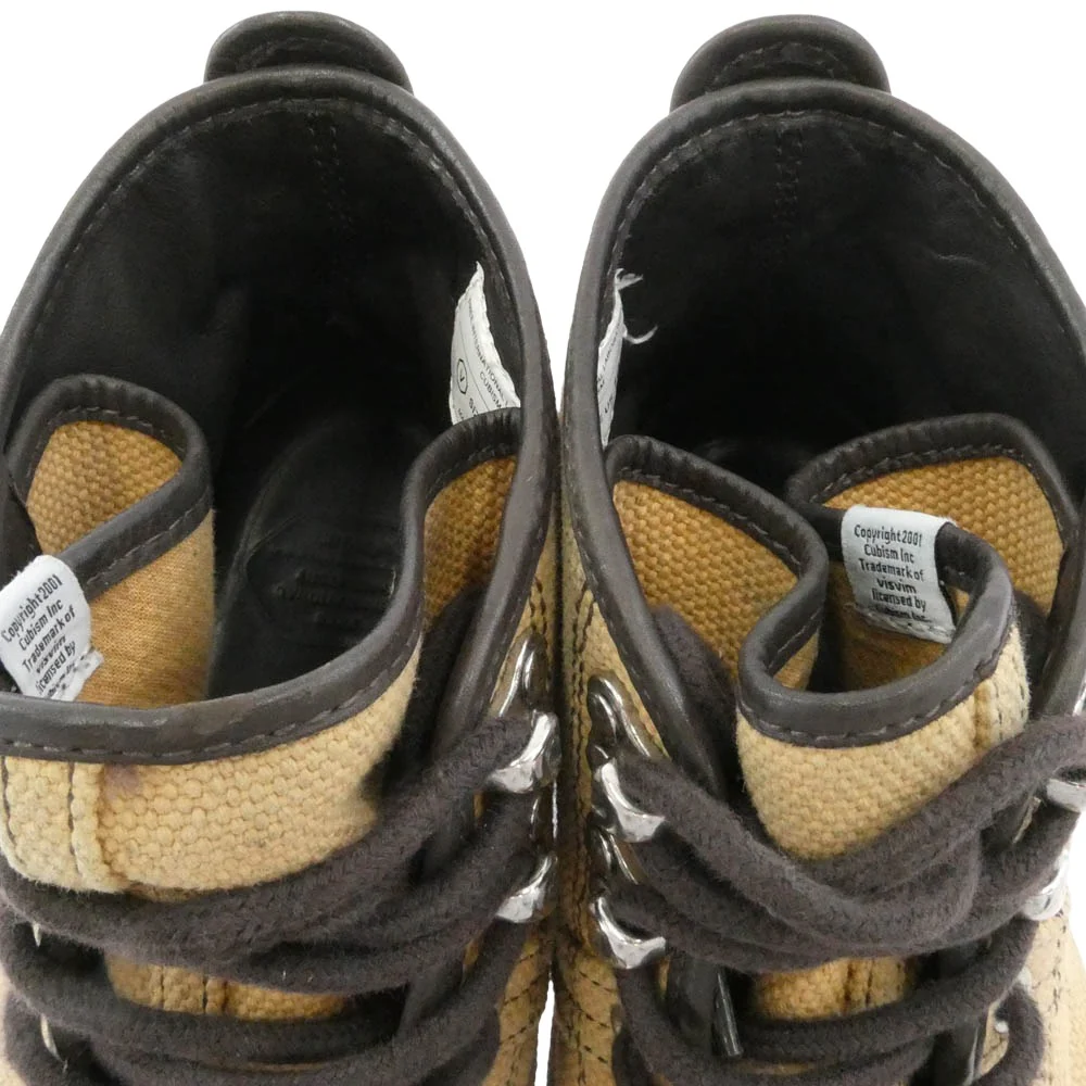 VISVIM ビズビム ハイカット キャンバス スニーカー ベージュ系 US10【中古】 - Image 5