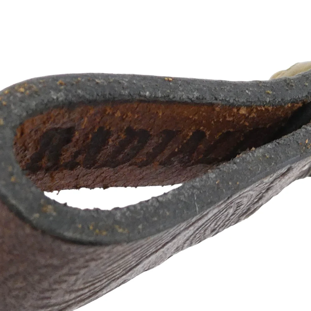 RADIALL ラディアル レザー ベルトループ キーホルダー ブラウン系 ゴールド系【中古】 - Image 6