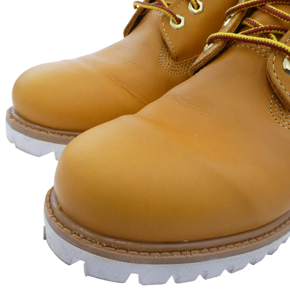 STUSSY ステューシー 6inch 6インチ プレミアム ブーツ マスタード系 26cm【中古】 - Image 4