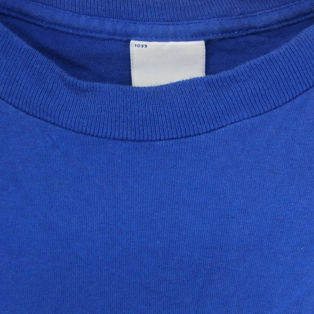 STUSSY ステューシー 00s 銀タグ USA製 PS2 LOGO PARODY プリント Tシャツ ブルー系 L【中古】 - Image 3