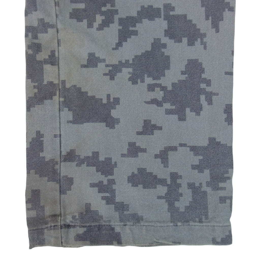 STUSSY ステューシー 90s STUSSY OUTDOOR デジタルカモ カーゴ ミリタリー パンツ グレー系 32【中古】 - Image 5