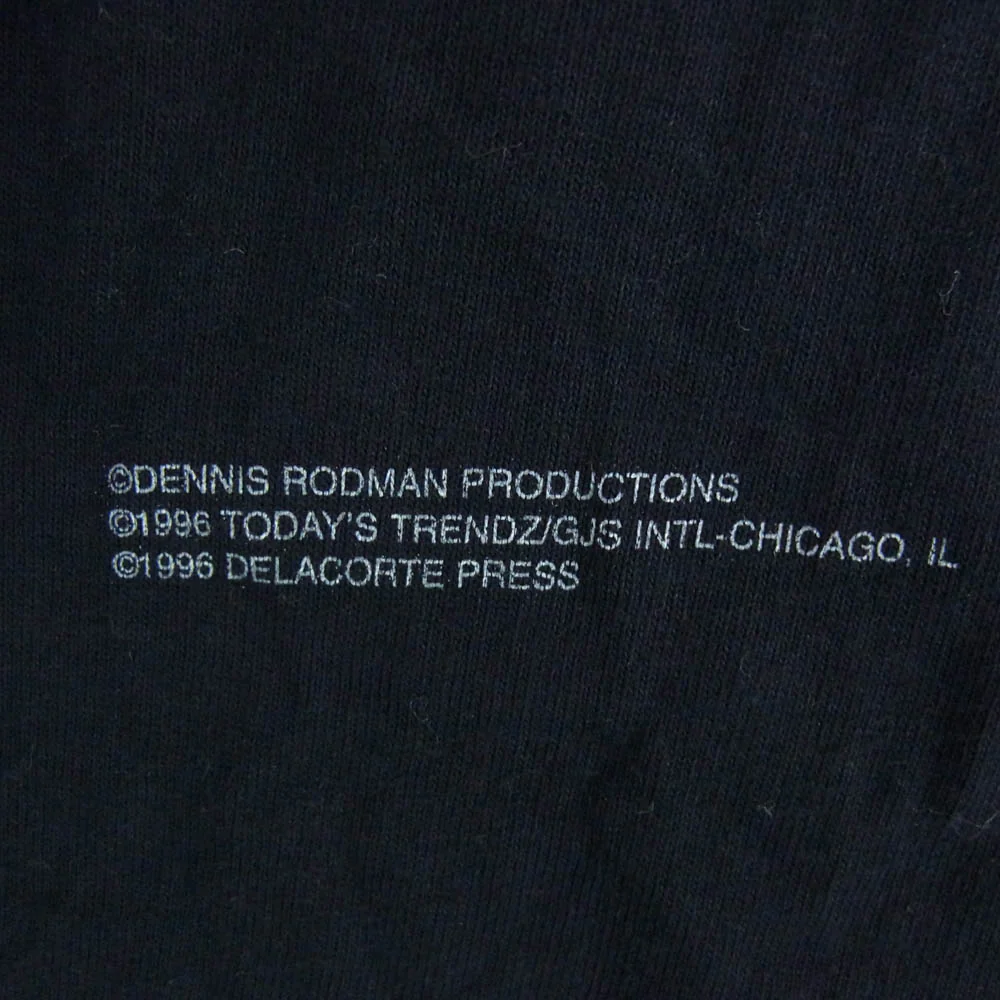 ヴィンテージ 90s Dennis Rodman デニス ロッドマン プリント ロンT 長袖Tシャツ カットソー MURINA ブラック系 M【中古】 - Image 6