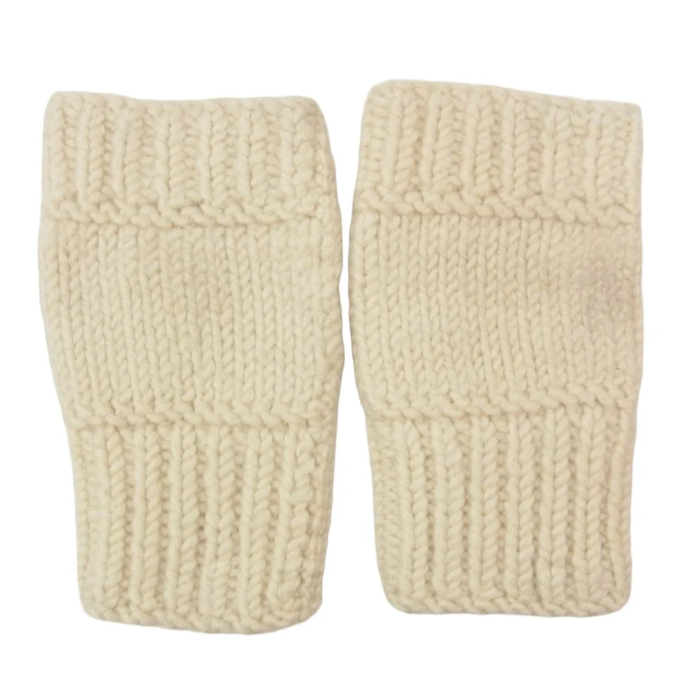 トゥーグッド THE SCULPTOR GLOVES CHUNKY KNIT ニット グローブ 手袋 オフホワイト系【中古】