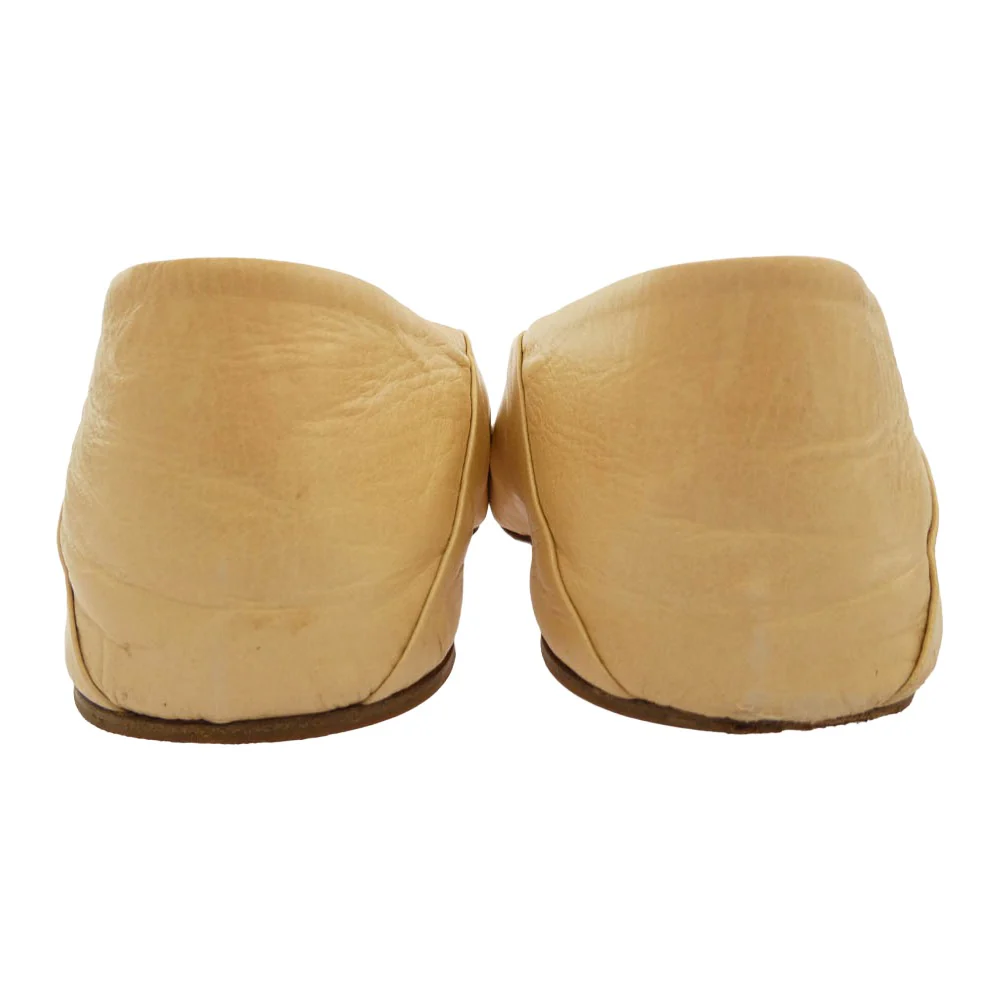 JIL SANDER ジルサンダー JS36030A バレリーナ フラットシューズ パンプス ベージュ系 37【中古】 - Image 3