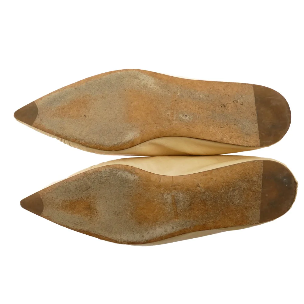 JIL SANDER ジルサンダー JS36030A バレリーナ フラットシューズ パンプス ベージュ系 37【中古】 - Image 6