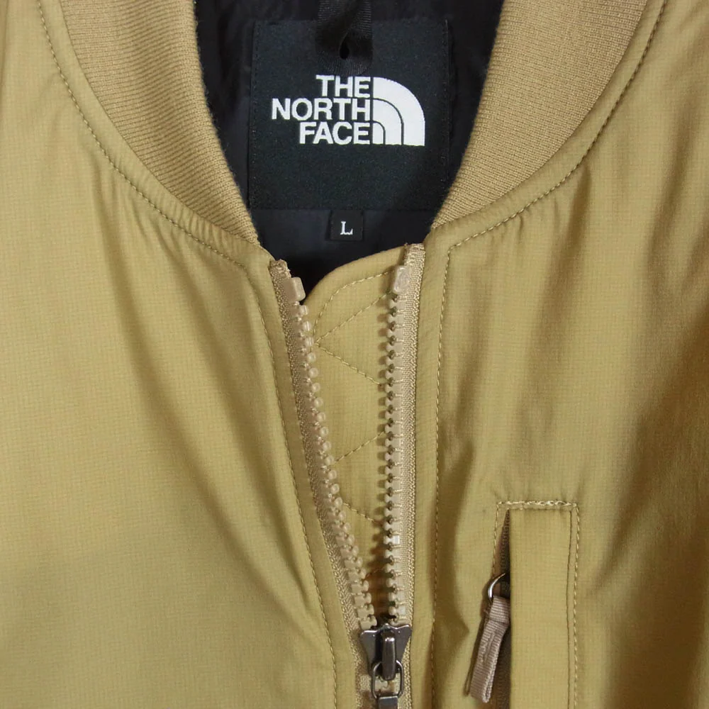 THE NORTH FACE ノースフェイス ND42330R GTX Insulation Bomber Jacket GORE-TEX インサレーション ボンバー ジャケット ゴアテックス ダウン ジャケット ベージュ系 L【中古】 - Image 3