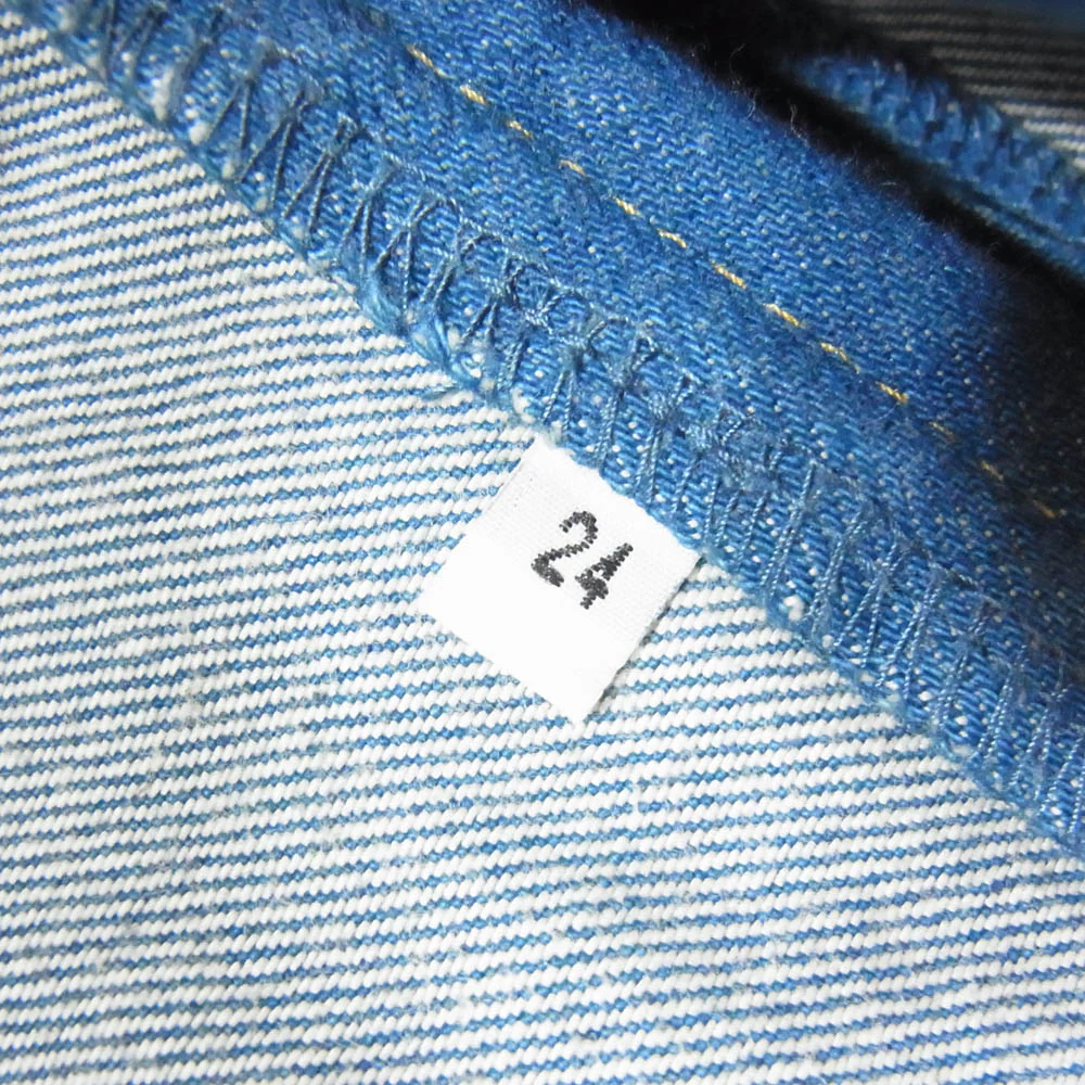 サージ STAPLE スタプレ デニム パンツ インディゴブルー系 24【中古】 - Image 4