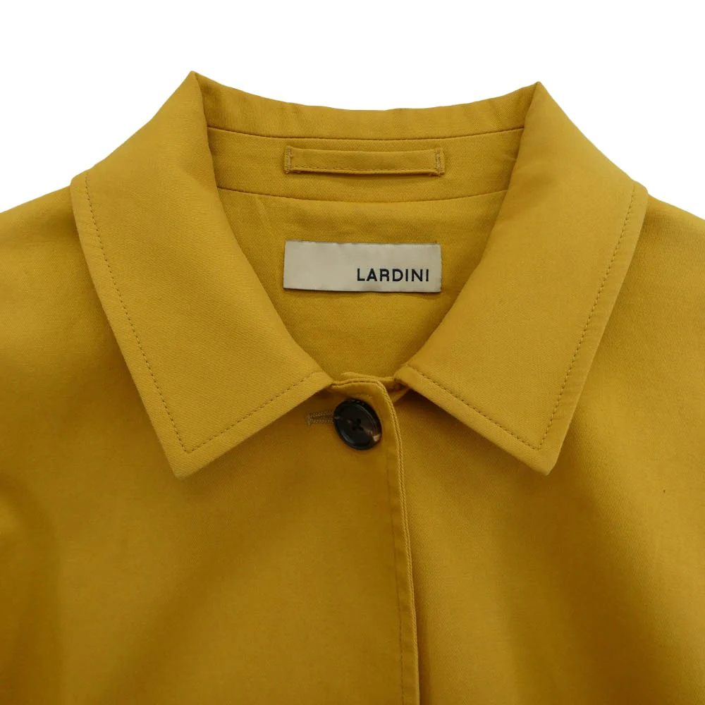 LARDINI ラルディーニ シングル ステンカラー コート イエロー系 40【中古】 - Image 3