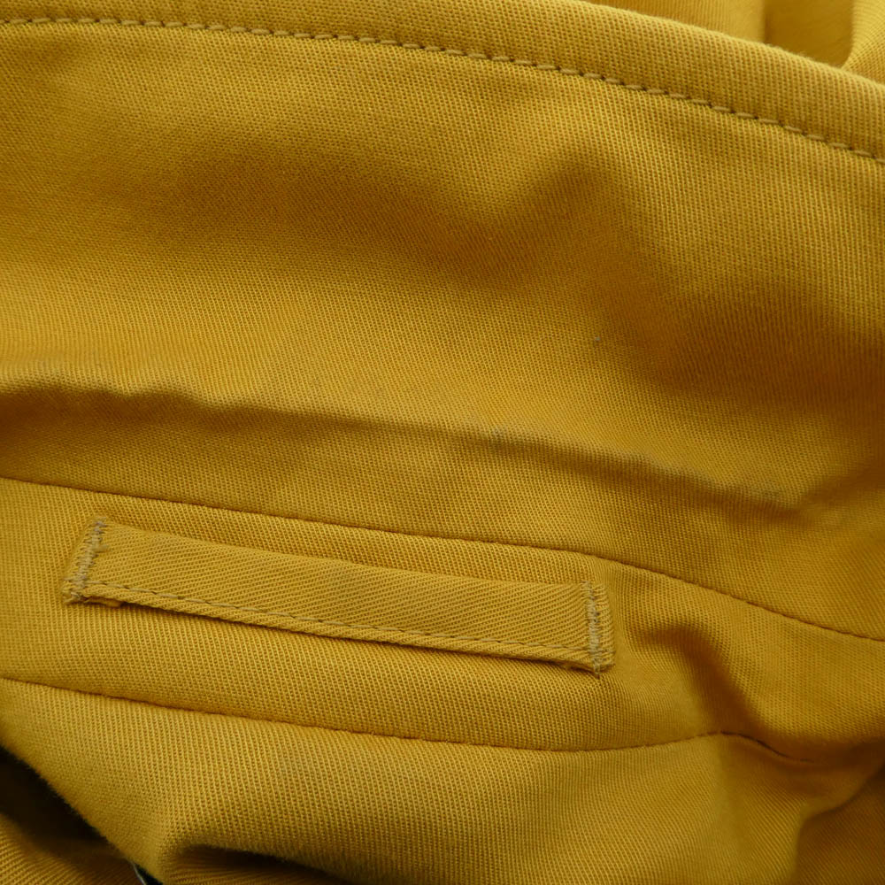 LARDINI ラルディーニ シングル ステンカラー コート イエロー系 40【中古】 - Image 7