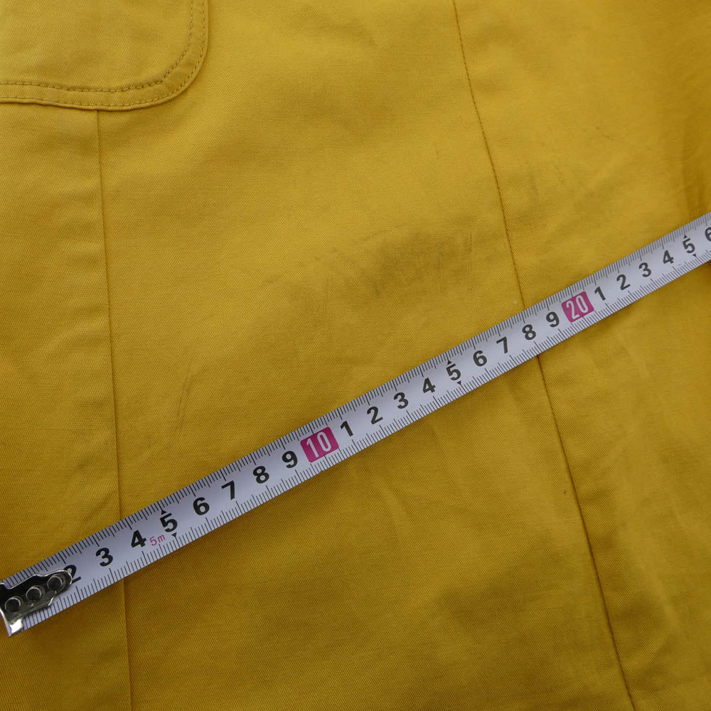 LARDINI ラルディーニ シングル ステンカラー コート イエロー系 40【中古】 - Image 8