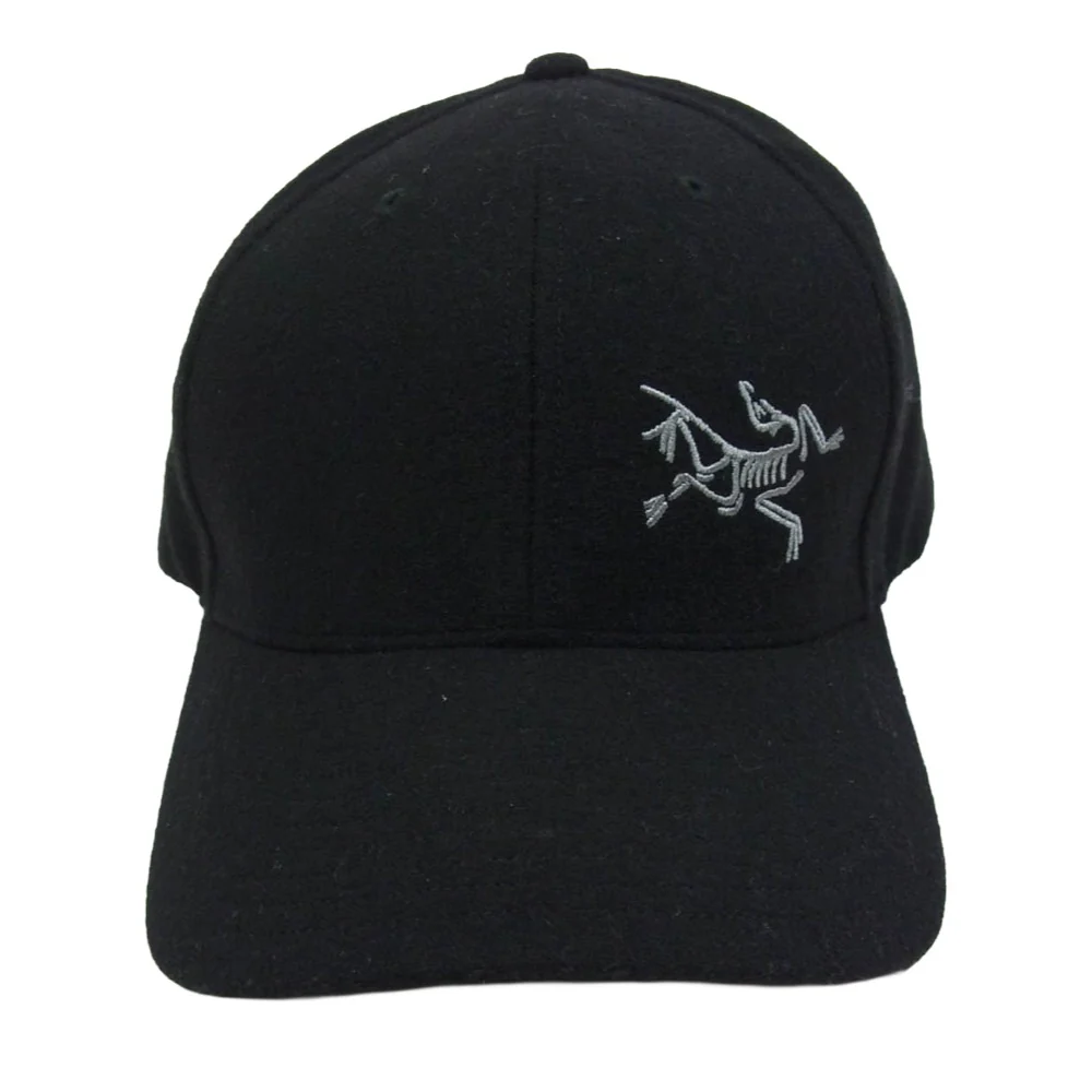 ARC'TERYX アークテリクス X000005504 Wool Ball Cap ウール ボール キャップ ロゴ刺繍 ブラック系 L【中古】 - Image 4