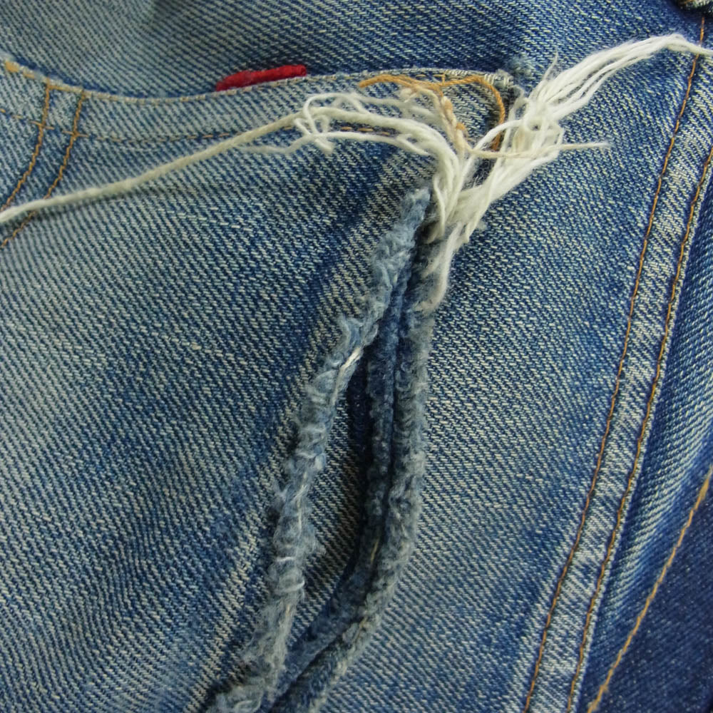 Levi's リーバイス 60s 70s 505 BIG E ボタン裏刻印8 TALON ZIP デニム パンツ インディゴブルー系 サイズ表記無【中古】 - Image 5