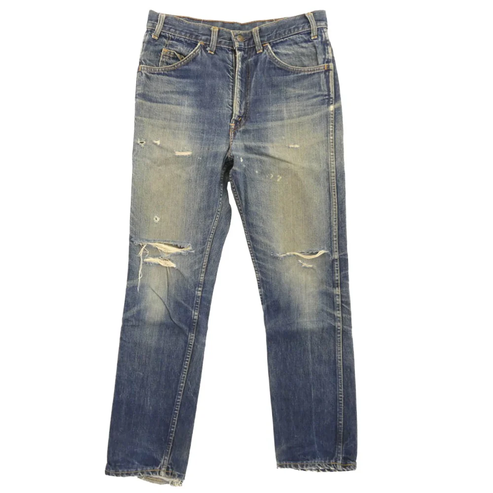 Levi's リーバイス ヴィンテージ 60s 606 BIGE オレンジタブ トップボタン裏刻印8 42TALON デニムパンツ インディゴブルー系 サイズ表記なし【中古】
