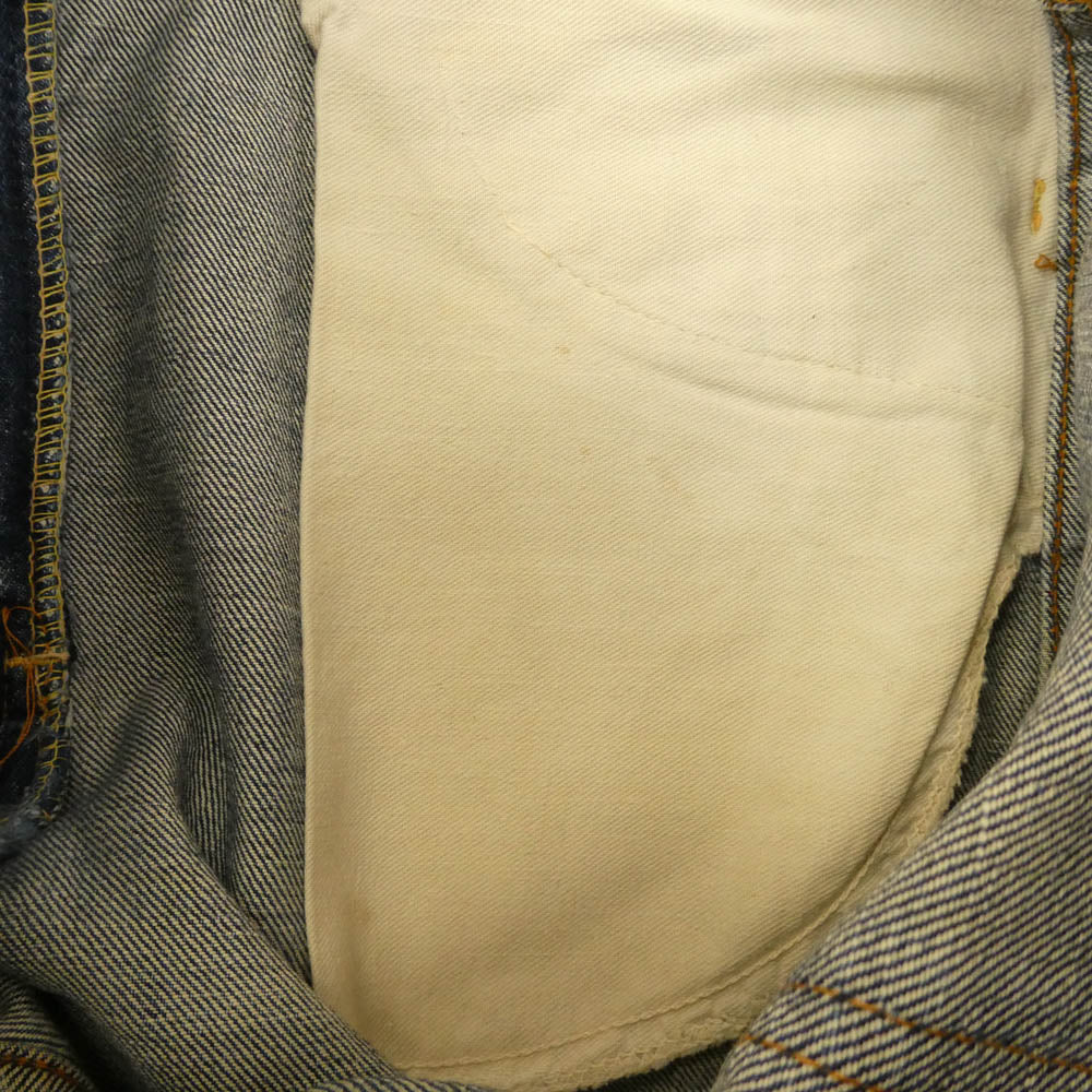 Levi's リーバイス ヴィンテージ 60s 606 BIGE オレンジタブ トップボタン裏刻印8 42TALON デニムパンツ インディゴブルー系 サイズ表記なし【中古】 - Image 9