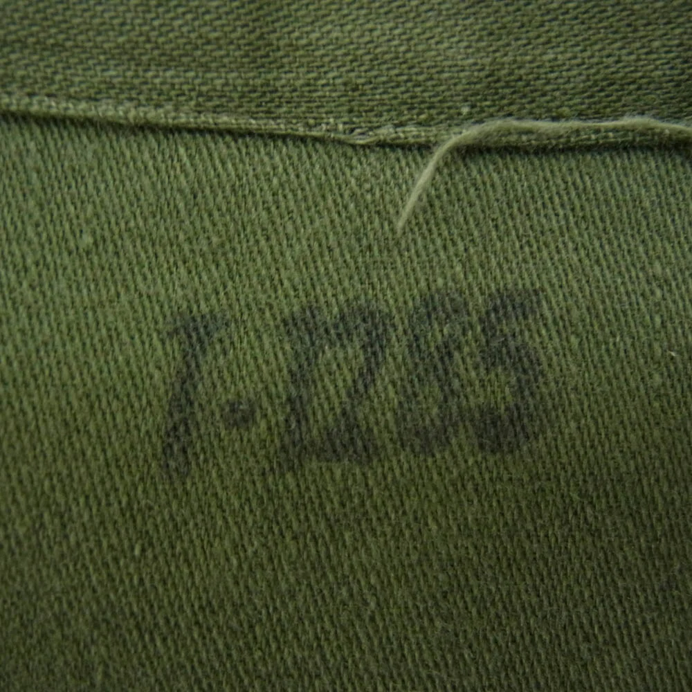 ヴィンテージ 60s U.S.ARMY 米軍 ファティーグ シャツ カーキ系 サイズ表記無【中古】 - Image 5