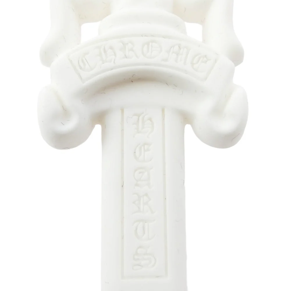 CHROME HEARTS クロムハーツ（原本無） RUBBER LARGE DAGGER ラバー ラージ ダガー シリコンラバー ネックレス ホワイト系【中古】 - Image 5