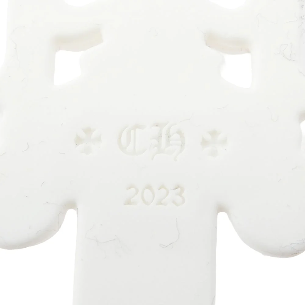 CHROME HEARTS クロムハーツ（原本無） RUBBER LARGE DAGGER ラバー ラージ ダガー シリコンラバー ネックレス ホワイト系【中古】 - Image 6