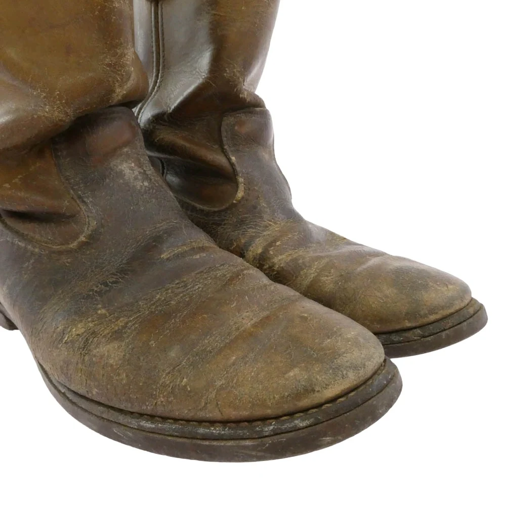 RED WING レッドウィング 70s~80s プリント羽根タグ Pecos Boots ペコスブーツ ブラウン系 25.5cm【中古】 - Image 9