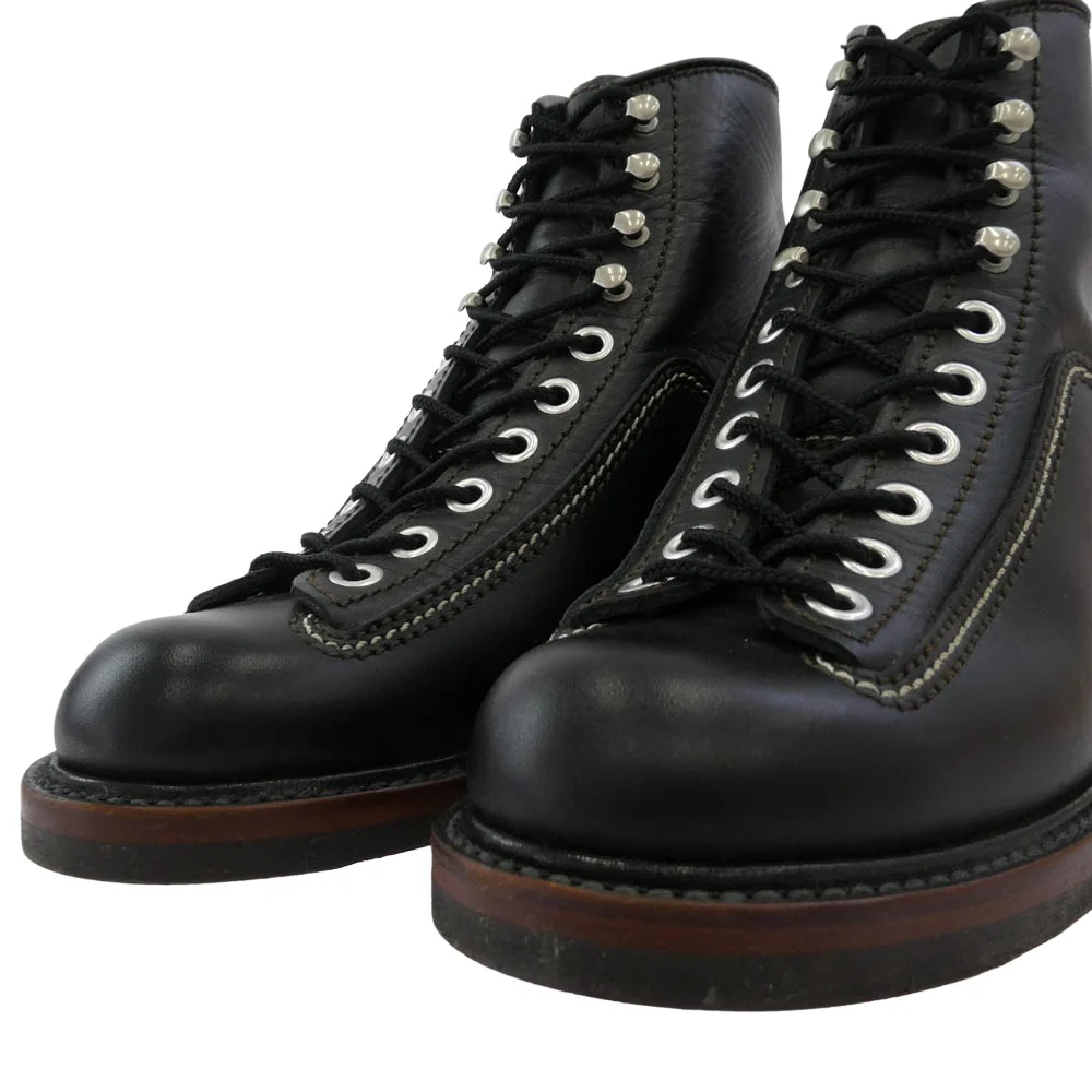 LONE WOLF ロンウルフ F01615 CARPENTER カーペンター レザー カウハイド ブーツ ブラック系 US7.5【美品】【中古】 - Image 4