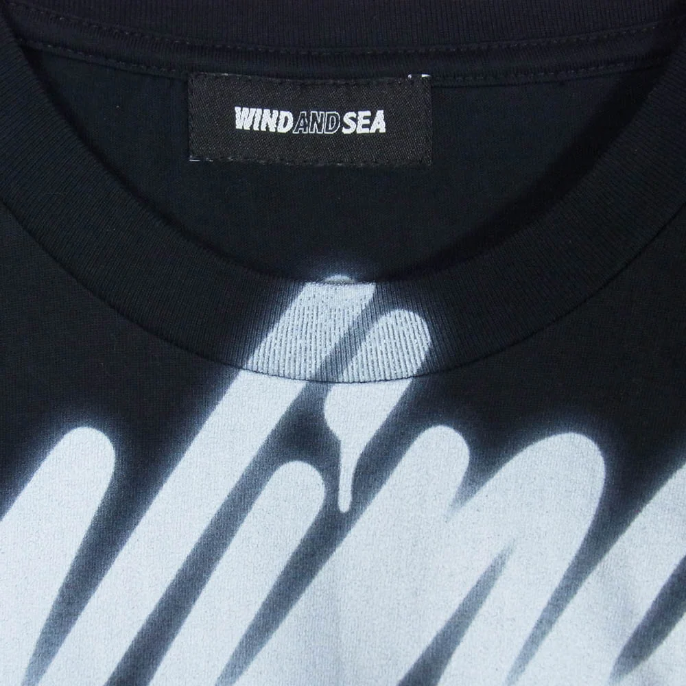 WIND AND SEA ウィンダンシー WDS-ITLIV-02 IT'S A LIVING WDS (SEA) TEE 半袖 Tシャツ ブラック系 S【美品】【中古】 - Image 3