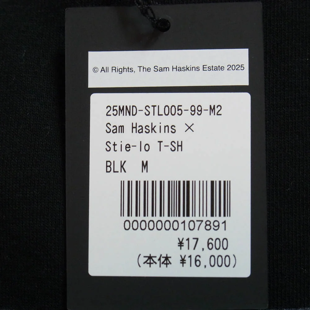 MINEDENIM マインデニム 25MND-STL005-99-M2 × Sam Haskins サムハスキンス Stie-lo スティーロ kate Tee 半袖 プリント Tシャツ ブラック系 M【美品】【中古】 - Image 6