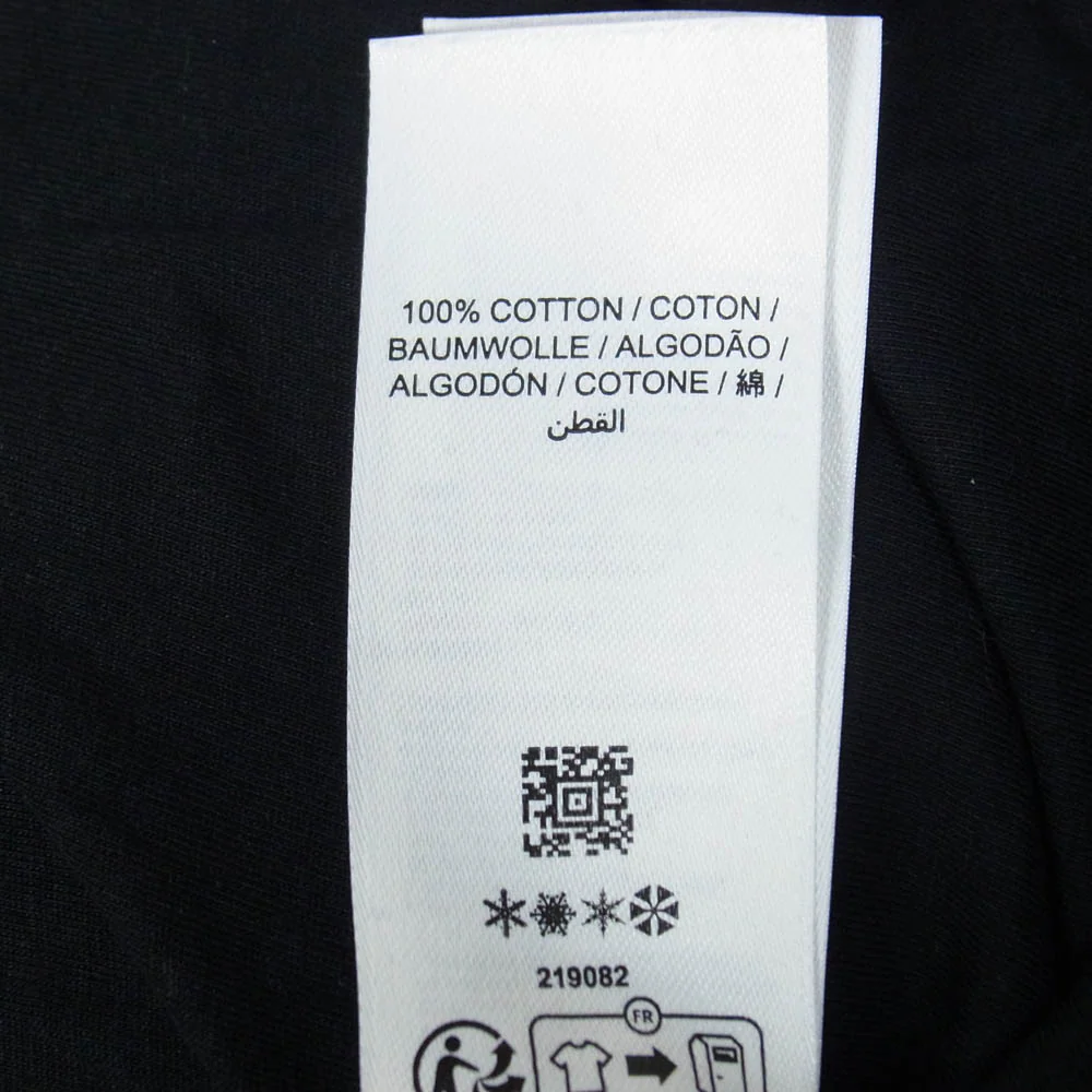 FRED PERRY フレッドペリー M1588 TWIN TIPPED T SHIRT ツイン ティップ ライン コットン 半袖 クルーネック Tシャツ ブラック系 M【中古】 - Image 5