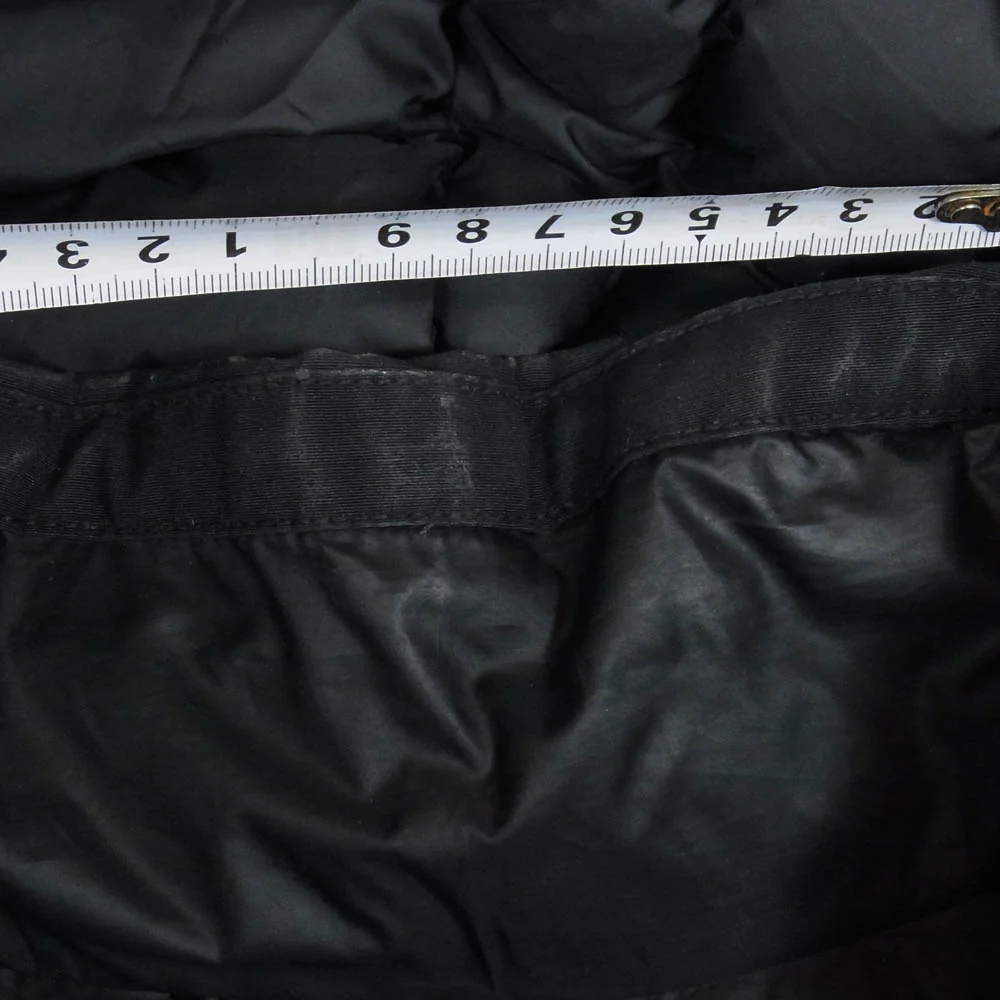 Columbia コロンビア 222 WE1250 牛革 ワッペン付 ファー着脱可 中綿 ジャケット アウター ブラック系 L【中古】 - Image 7