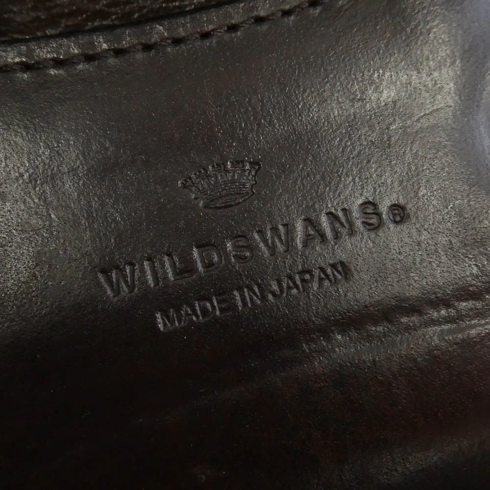 WILDSWANS ワイルドスワンズ TONGUE SHELL CORDOVAN TONGUE シェルコードバン タング 多機能 コインケース ミニウォレット ダークブラウン系【中古】 - Image 5