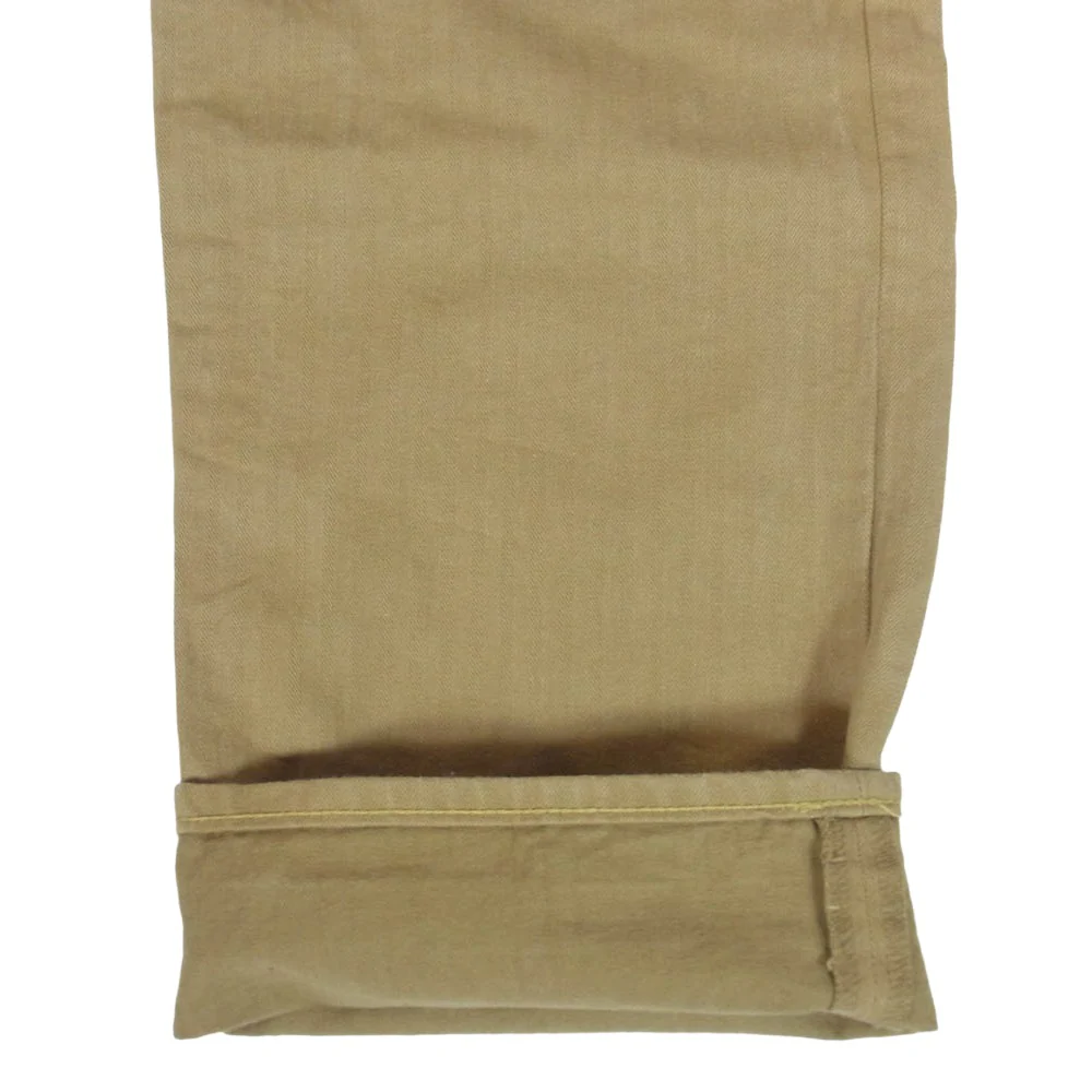 GERUGA ã²ã«ã¬ GR-P-82 VERTICAL PANTS HERINGBONE ãŽã¡ãŒãã£ã«ã« ããªã³ããŒã³ ãã³ã ããŒãžã¥ç³» 32ãäžå€ã - Image 3