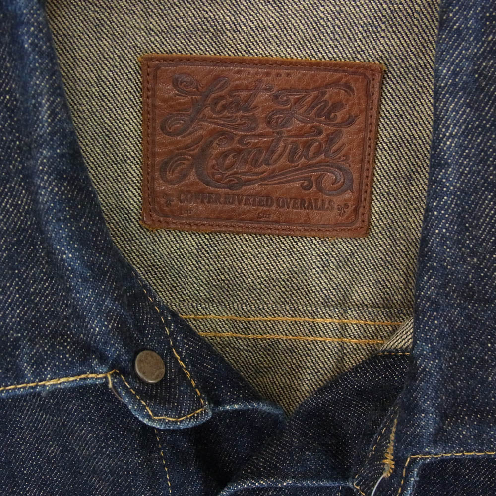 LOST CONTROL ロストコントロール L15A3-4018 3RD Denim JK サード デニム ジャケット インディゴブルー系 サイズ表記無【中古】 - Image 3