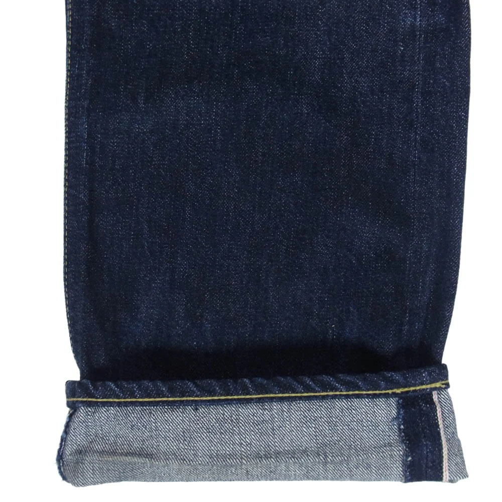 GERUGA ゲルガ GR-P-04D LOOSE STRAIGHT DENIM PANTS ボタンフライ セルビッチ 片耳 ルーズ ストレート デニム パンツ インディゴブルー系 32【中古】 - Image 3